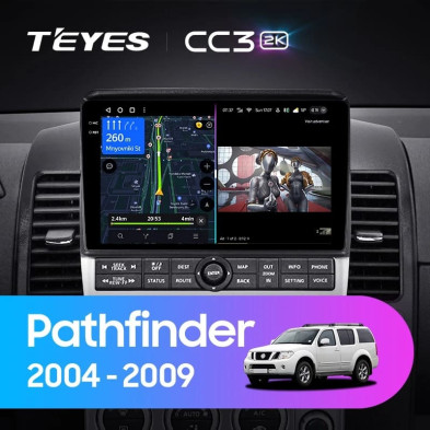 Штатная магнитола Teyes CC3 2K 4/32 Nissan Pathfinder R51 (2004-2009) F2