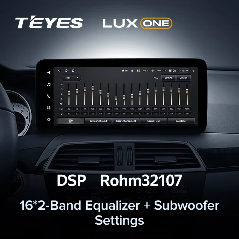 Штатная магнитола Teyes LUX ONE 360 6/128 Mercedes-Benz C-Class W204 C204 S204 (NTG 4.0) (2011-2015) Universal