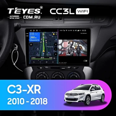 Штатная магнитола Teyes CC3L WiFi 2/32 Citroen C3-XR (2010-2018) F2
