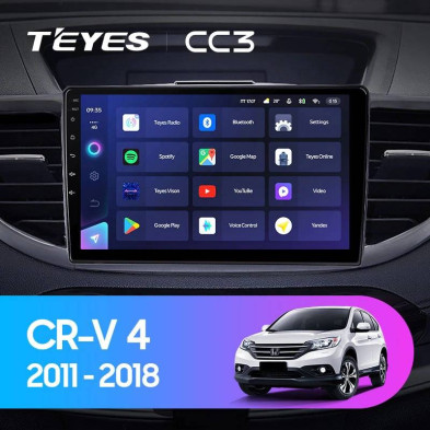Штатная магнитола Teyes CC3 4/32 Honda CR-V 4 RM RE (2011-2018) Тип-A