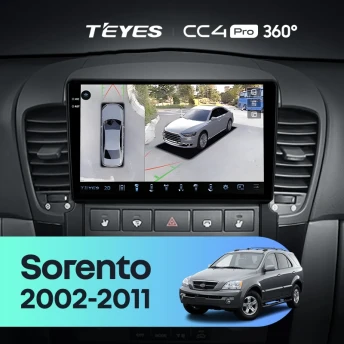 Штатная магнитола Teyes CC4 Pro 360 12/256 Kia Sorento BL (2002-2011)