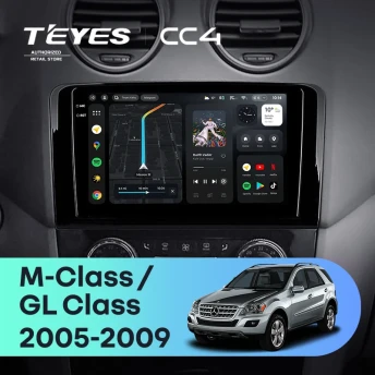 Штатная магнитола Teyes CC4 8/128 Mercedes-Benz ML-Class (2005-2009) F1