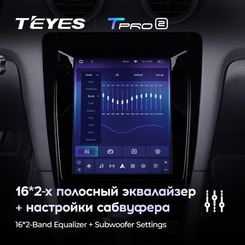 Штатная магнитола Tesla style Teyes TPRO 2 3/32 Audi A3 2 8P (2003-2013)