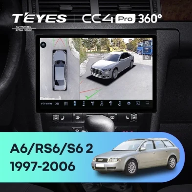 Штатная магнитола Teyes CC4 Pro 360 8/128 Audi S6 2 (1999-2004) (11")