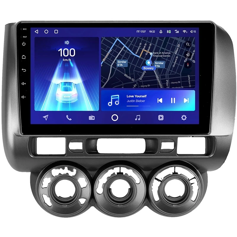 Переходная рамка Honda Fit GD / Jazz GD (2001-2008) Правый руль (9")