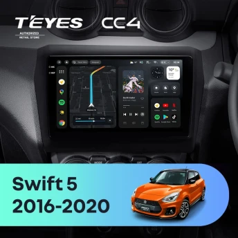 Штатная магнитола Teyes CC4 6/64 Suzuki Swift 5 (2016-2020)
