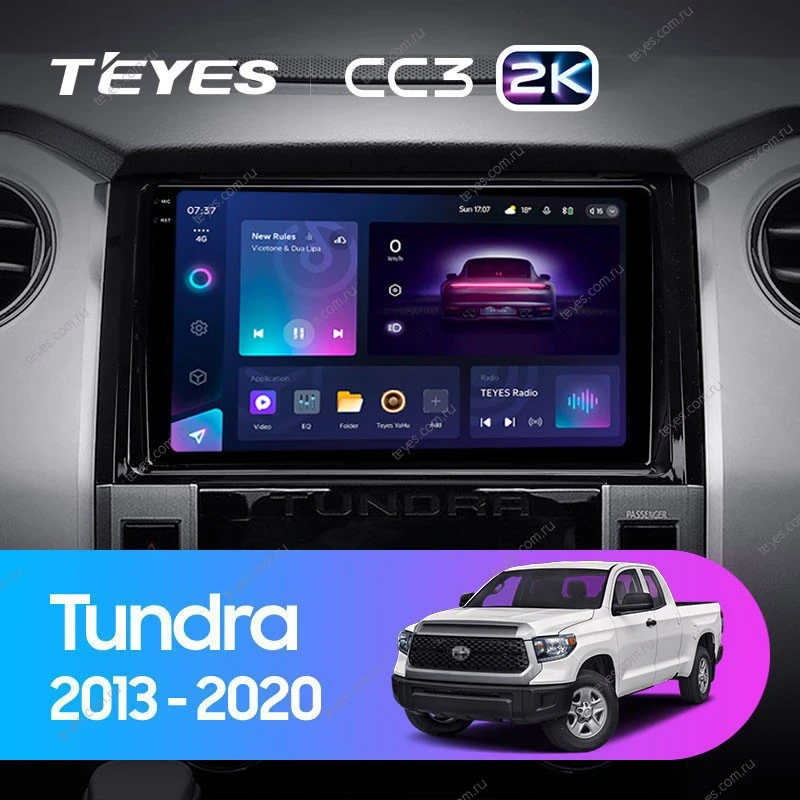 Штатная магнитола Teyes CC3 2K 360 6/128 Toyota Tundra XK50 (2013-2020)
