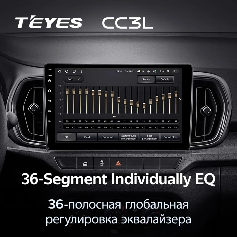 Штатная магнитола Teyes CC3L 4/32 LADA Iskra SW Cross (2025-2026) Тип-B