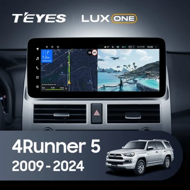 Штатная магнитола Teyes LUX ONE 360 6/128 Toyota 4Runner 5 N280 (2009-2024)