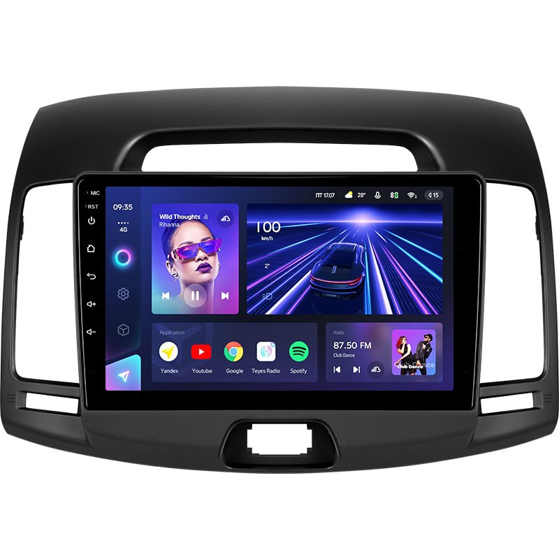 Штатная магнитола Teyes CC3 4/32 Hyundai Elantra 4 HD (2006-2012)