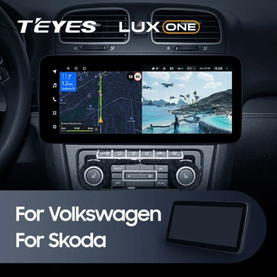 Штатная магнитола Teyes LUX ONE 4/64 Volkswagen Touran (2003-2015)