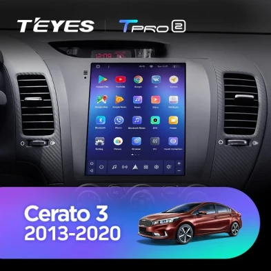 Штатная магнитола Tesla style Teyes TPRO 2 3/32 Kia Cerato 3 (2013-2020)