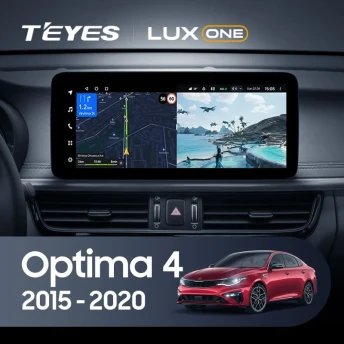 Штатная магнитола Teyes LUX ONE 6/128 Kia Optima 4 JF (2015-2020) Тип-B