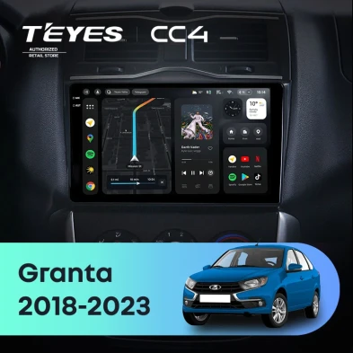 Штатная магнитола Teyes CC4 8/128 Lada Granta Cross (2018-2023)