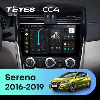 Штатная магнитола Teyes CC4 8/128 Nissan Serena (2016-2019) Тип-B