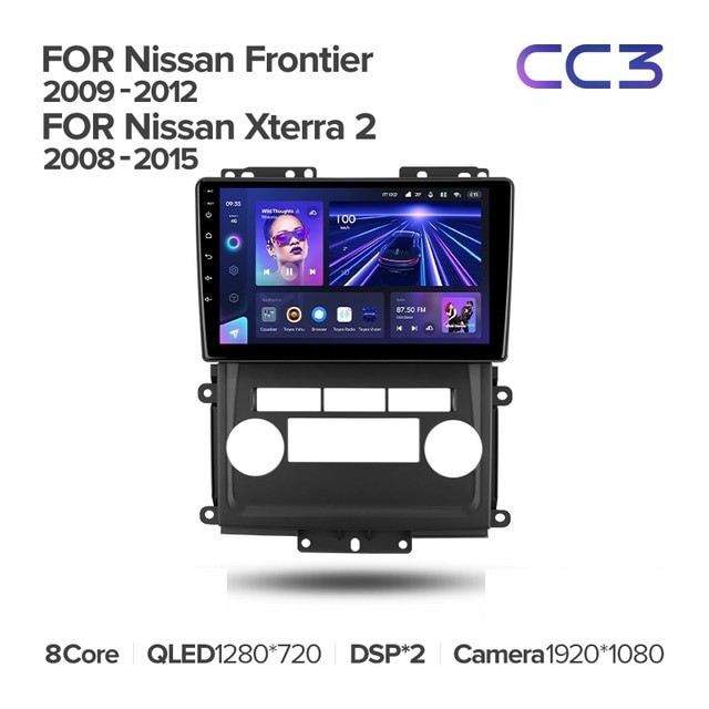 Штатная магнитола Teyes CC3L 4/64 Nissan Xterra 2 N50 (2008-2015)