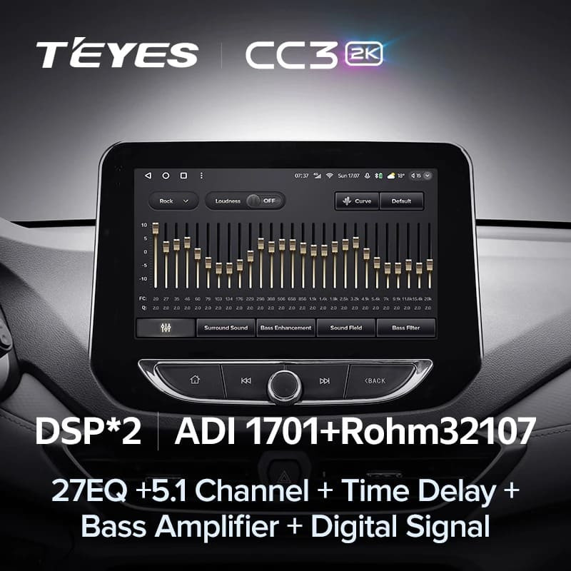 Штатная магнитола Teyes CC3 2K 4/32 Chevrolet Orlando 2 (2018-2023)