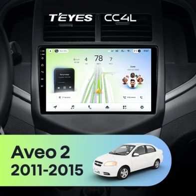 Штатная магнитола Teyes CC4L 6/64 Chevrolet Aveo 2 (2011-2015)