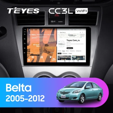 Штатная магнитола Teyes CC3L WiFi 2/32 Toyota Belta (2005-2012)