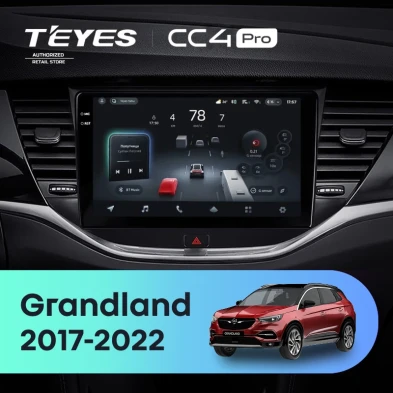 Штатная магнитола Teyes CC4 Pro 8/128 Opel Grandland (2017-2022) Тип-B