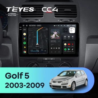 Штатная магнитола Teyes CC4 8/128 Volkswagen Golf 5 (2003-2009) F3