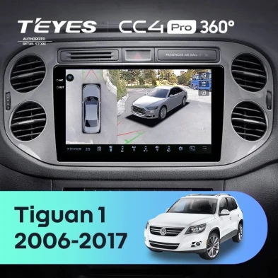 Штатная магнитола Teyes CC4 Pro 360 12/256 Volkswagen Tiguan 1 NF (2006-2017) F2