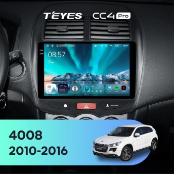 Штатная магнитола Teyes CC4 Pro 8/128 Peugeot 4008 (2010-2016) Тип-B