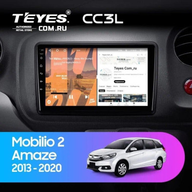 Штатная магнитола Teyes CC3L 4/32 Honda Mobilio 2 Amaze (2013-2020)