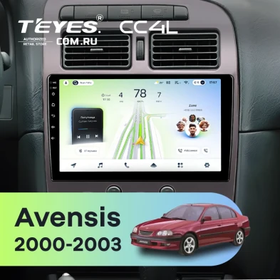 Штатная магнитола Teyes CC4L 6/64 Toyota Avensis 1 T220 (2000-2003)