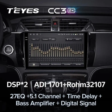 Штатная магнитола Teyes CC3 2K 360 6/128 Zotye T600 (2014-2019)