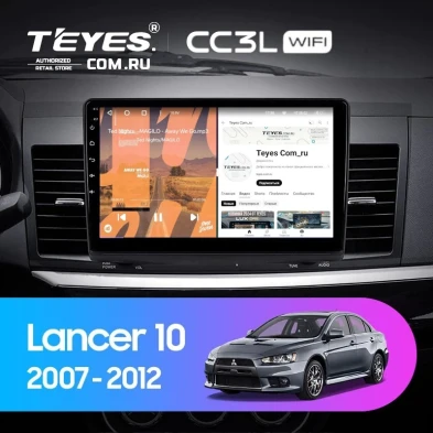 Штатная магнитола Teyes CC3L WiFi 2/32 Mitsubishi Lancer 10 CY (2007-2012) Тип-B