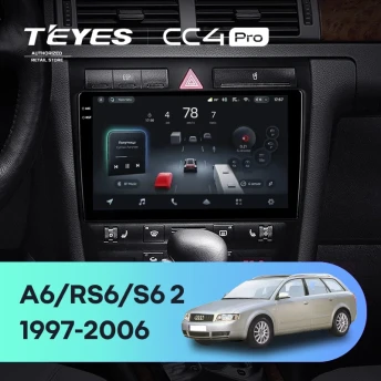 Штатная магнитола Teyes CC4 Pro 12/256 Audi S6 2 (1999-2004)