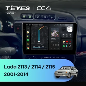 Штатная магнитола Teyes CC4 6/64 Lada 2115 (2001-2014) F1