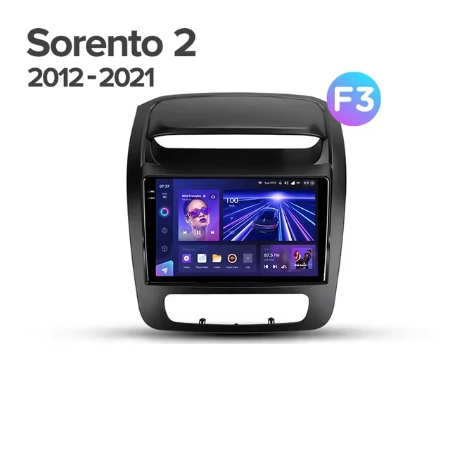 Штатная магнитола Teyes CC3 2K 6/128 Kia Sorento 2 II XM (2012-2021) F3