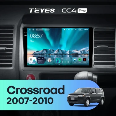 Штатная магнитола Teyes CC4 Pro 12/256 Honda Crossroad (2007-2010) Правый руль
