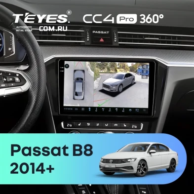 Штатная магнитола Teyes CC4 Pro 360 8/128 Volkswagen Passat B8 2014+