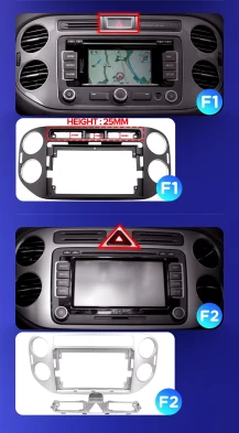 Штатная магнитола Teyes CC3L 4/64 Volkswagen Tiguan 1 NF (2006-2017) F2