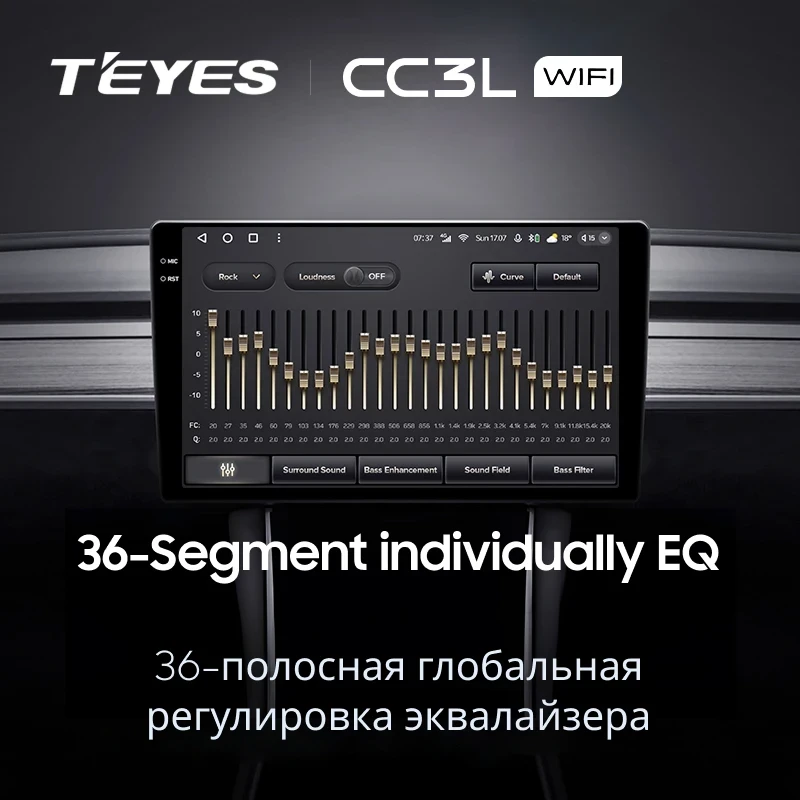 Штатная магнитола Teyes CC3L WiFi 2/32 GAC Trumpchi GS3 GE3 (2017-2021)