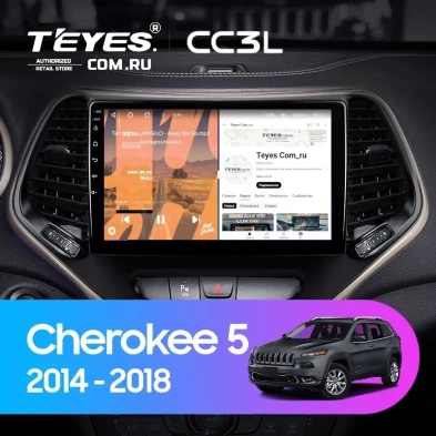 Штатная магнитола Teyes CC3L 4/32 Jeep Cherokee 5 KL (2014-2018)