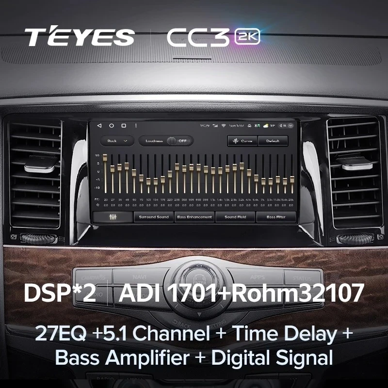 Штатная магнитола Teyes CC3 2K 360 6/128 Infiniti QX80 (2013-2020)