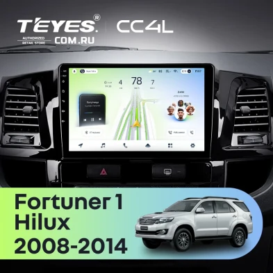 Штатная магнитола Teyes CC4L 6/64 Toyota Fortuner (2008-2014) F1