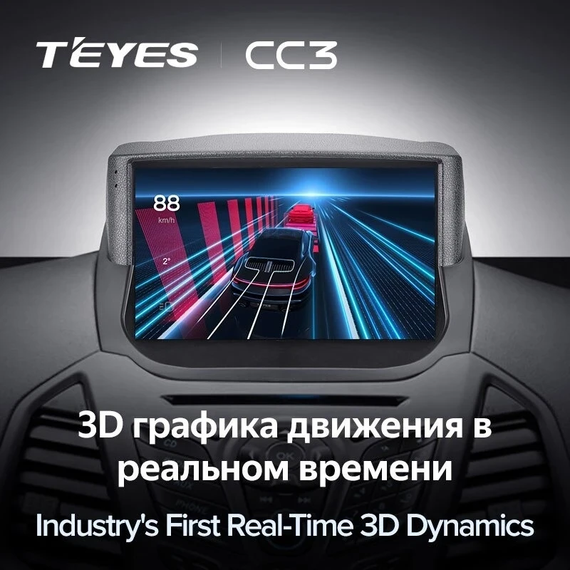 Штатная магнитола Teyes CC3 4/32 Ford EcoSport (2014-2018) F1