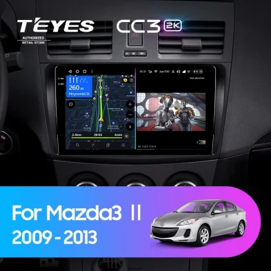 Штатная магнитола Teyes CC3 2K 4/64 Mazda 3 2 (2009-2013)