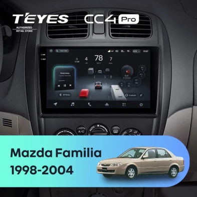 Штатная магнитола Teyes CC4 Pro 12/256 Mazda Familia (BJ) (1998-2004)