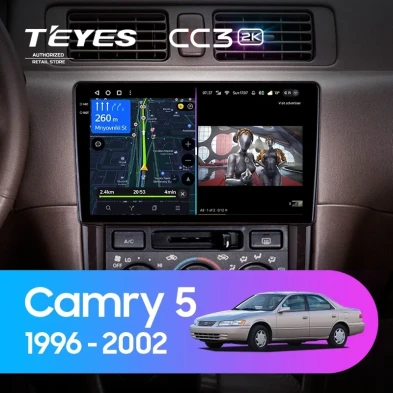 Штатная магнитола Teyes CC3 2K 6/128 Toyota Camry 5 XV 20 (1996-2002)