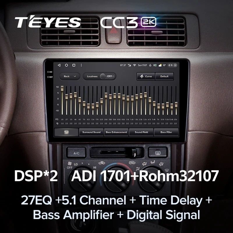 Штатная магнитола Teyes CC3 2K 6/128 Toyota Camry 5 XV 20 (1996-2002)