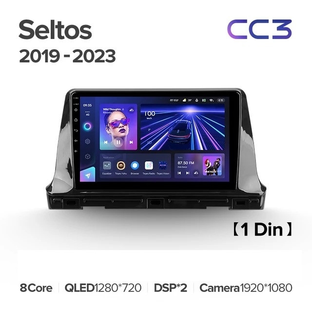 Штатная магнитола Teyes CC3 4/32 Kia Seltos SP2 (2019-2023)