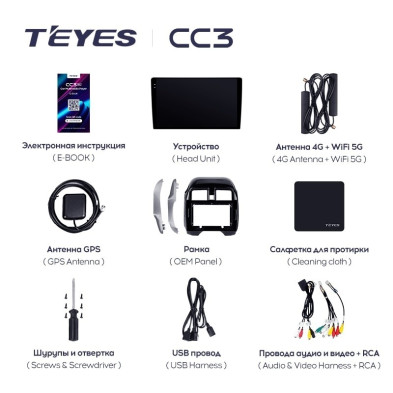 Штатная магнитола Teyes CC3L 4/32 Nissan Latio N17 (2014-2016) Правый руль