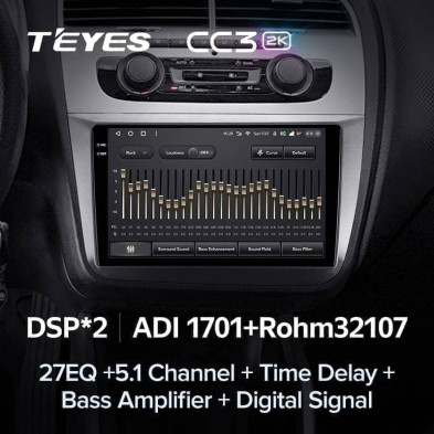 Штатная магнитола Teyes CC3 2K 4/64 Volkswagen Sagitar (2019-2024)