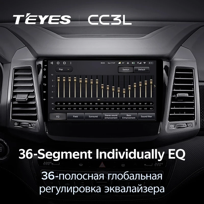 Штатная магнитола Teyes CC3L 4/64 SsangYong Rexton Y450 Y400 (2018-2021)
